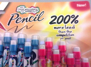 200% more lead in pencil